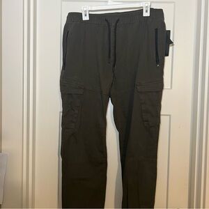 Wxyz Men’s Jake Heavy Cargo Jogger Olive Night Size Large